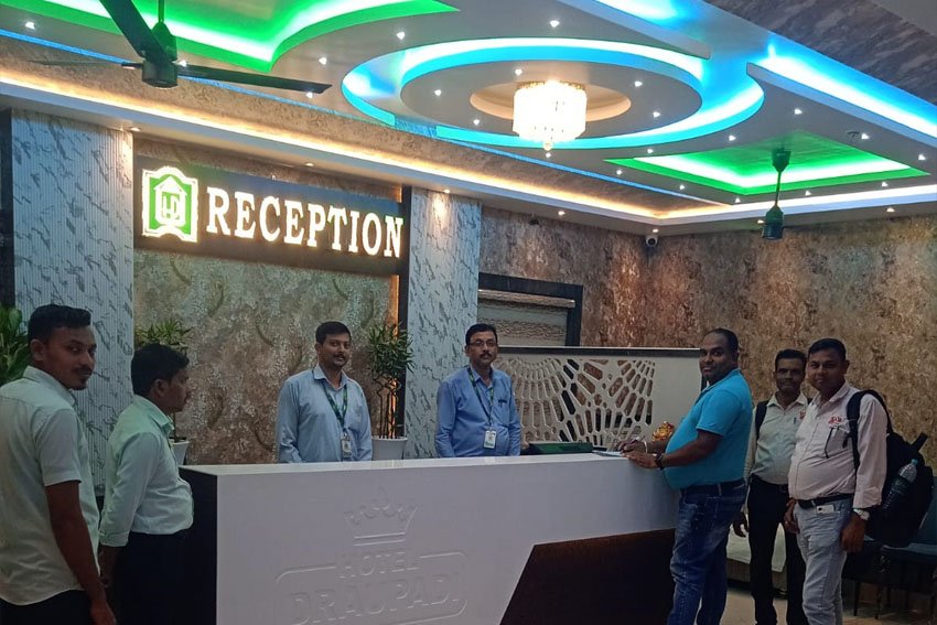 Reception-Hotel Draupadi Balasore
